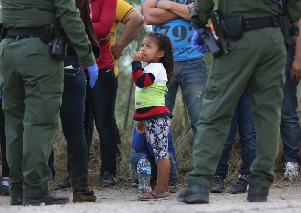 Undocumented immigrants on July 24, 2014 in Mission, Texas. Tens of thousands of immigrants, many of them minors, have crossed illegally into the United States this year, causing a humanitarian crisis on the U.S.-Mexico border. (John Moore/Getty Images)
