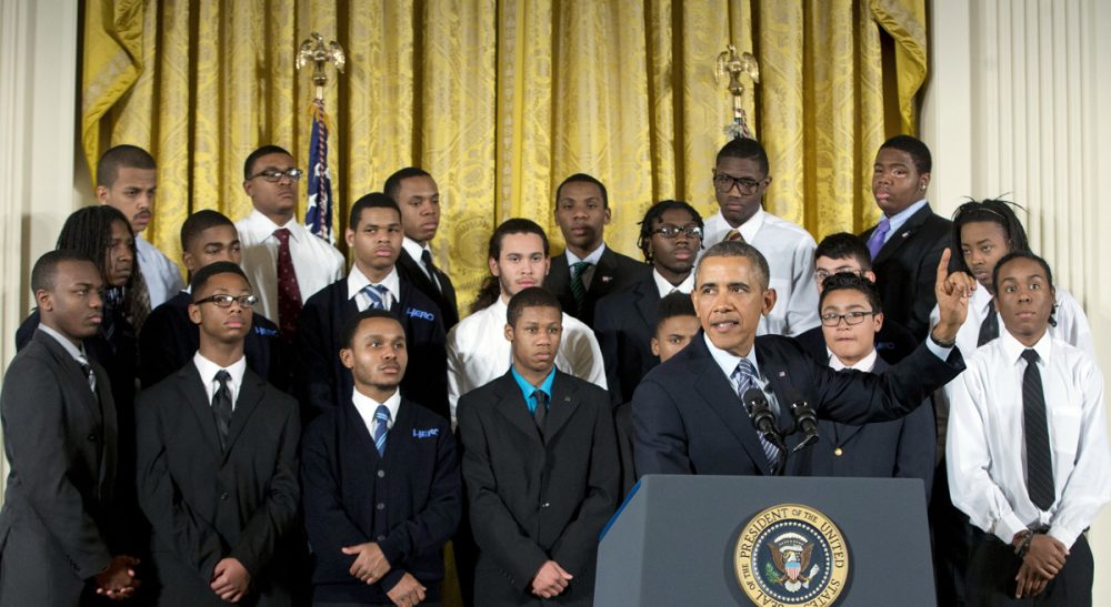 President Obama launched My Brother's Keeper to address the opportunity gap faced by young men of color. Do its proposals go far enough? Pictured: President Barack Obama at an event to promote his "My Brother's Keeper" initiative, on Feb. 27, 2014, in Washington. (Pablo Martinez Monsivais/AP)