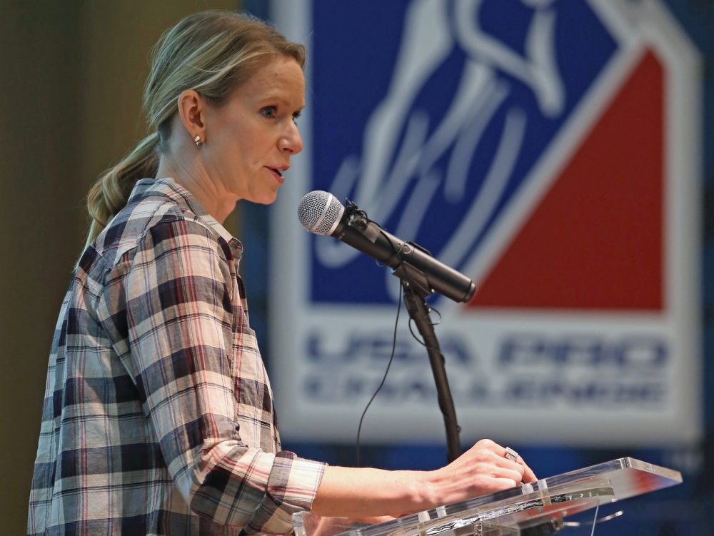 Author and activist Shannon Galpin details her journey biking across Afghanistan in her new book, Mountain to Mountain." (Doug Pensinger/Getty Images)
