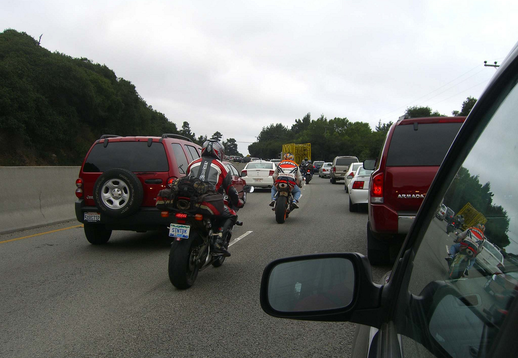 Study Says Motorcycle Lane Splitting Is Safe | Here & Now