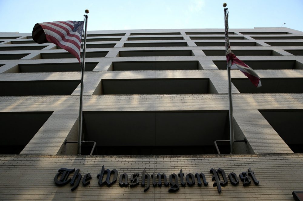 Pictured is the Washington Post building on August 5, 2013. (Win McNamee/AFP/Getty Images)
