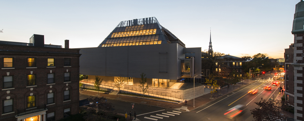 An exterior shot of the new Harvard Art Museums facility. (Courtesy Harvard Art Museums)