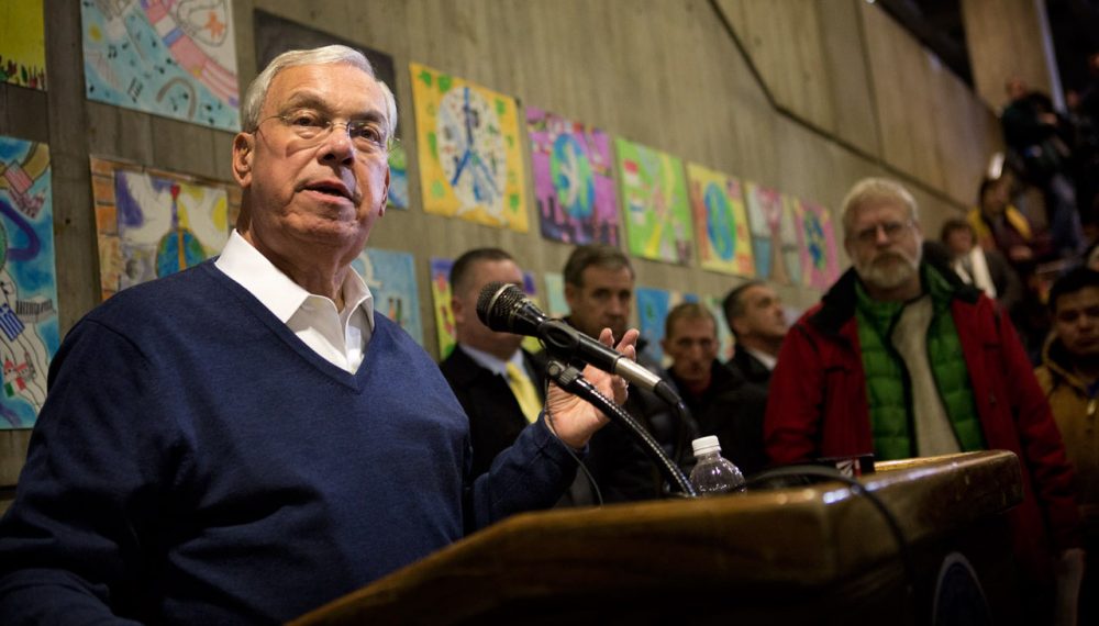 Former Boston Mayor Thomas Menino, in a 2013 file photo (Jesse Costa/WBUR)