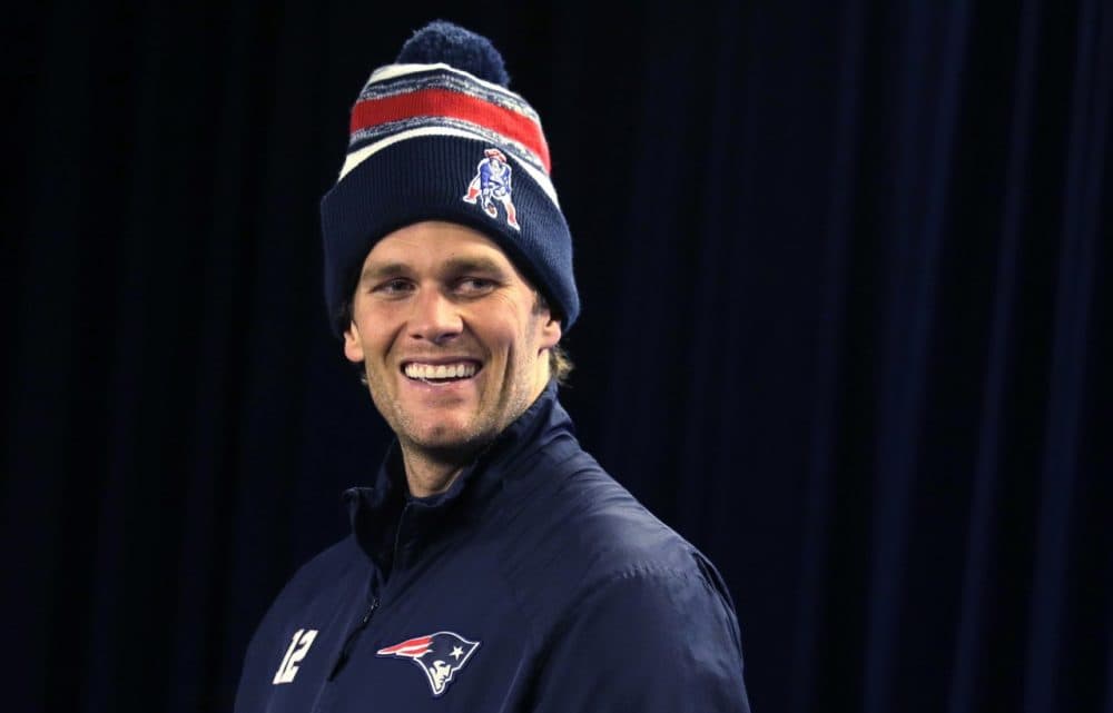 Dreaming fans wonder /
Will Brady be suspended? /
Ha! Ha! Ha! Ha! Ha! (Charles Krupa/AP)