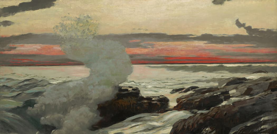 "West Point, Prout's Neck" (1900) by Winslow Homer at Clark Art Institute.