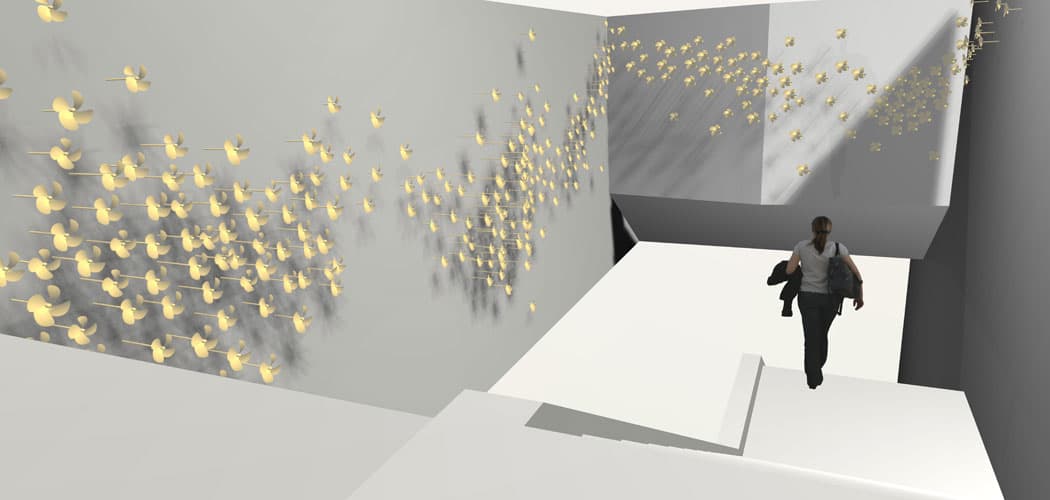 Beth Galston of Massachusetts proposes an array of propellers for South Station. (Beth Galston)