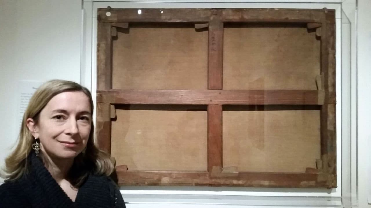 MFA Curator of Provenance Victoria Reed is charged with examining items in the Rothschild collection to learn more about the journey they took after being stolen by the Nazis. (Andrea Shea/WBUR)