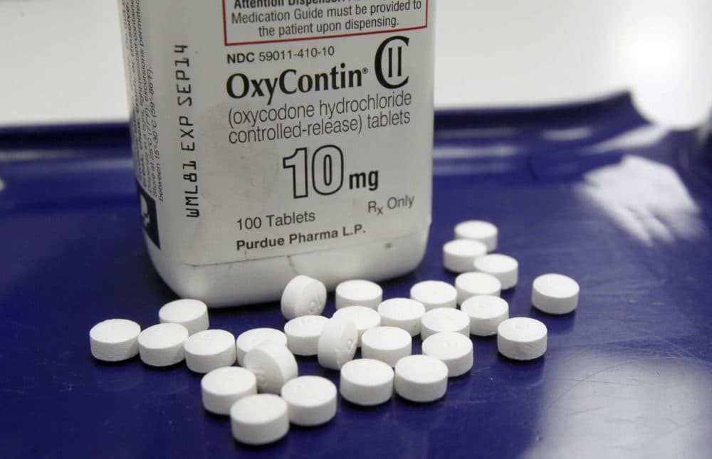 A Feb. 19, 2013 file photo of OxyContin pills. (Toby Talbot/AP)