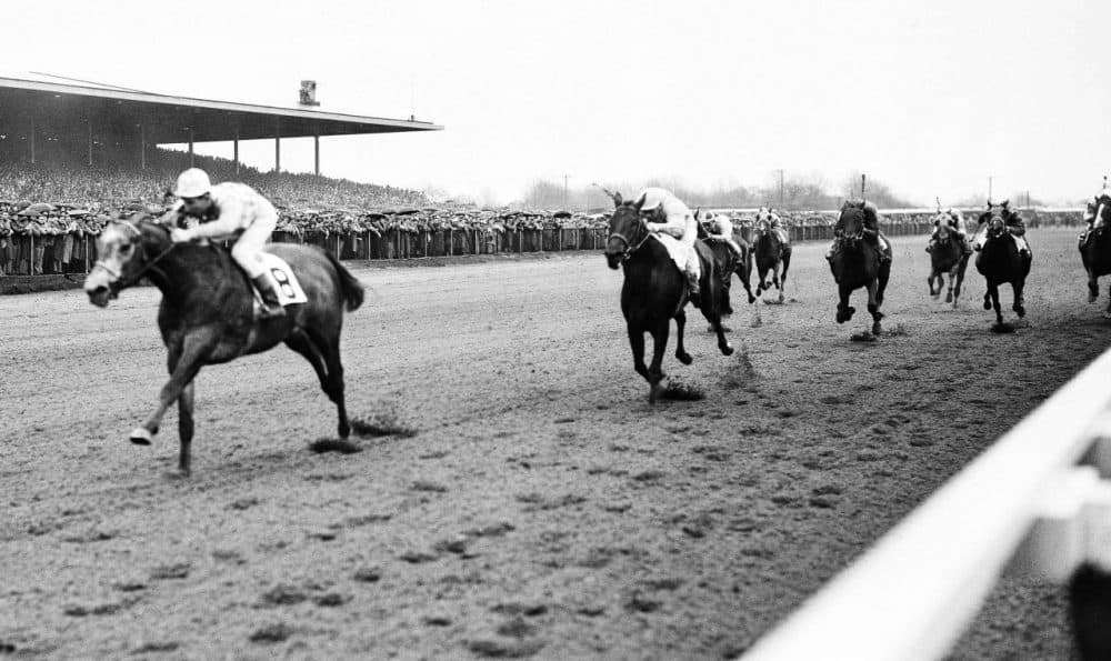 amaica Race Track in New York City was the setting for the column "Death of a Racehorse" by W.C. Heinz. (JR/AP)