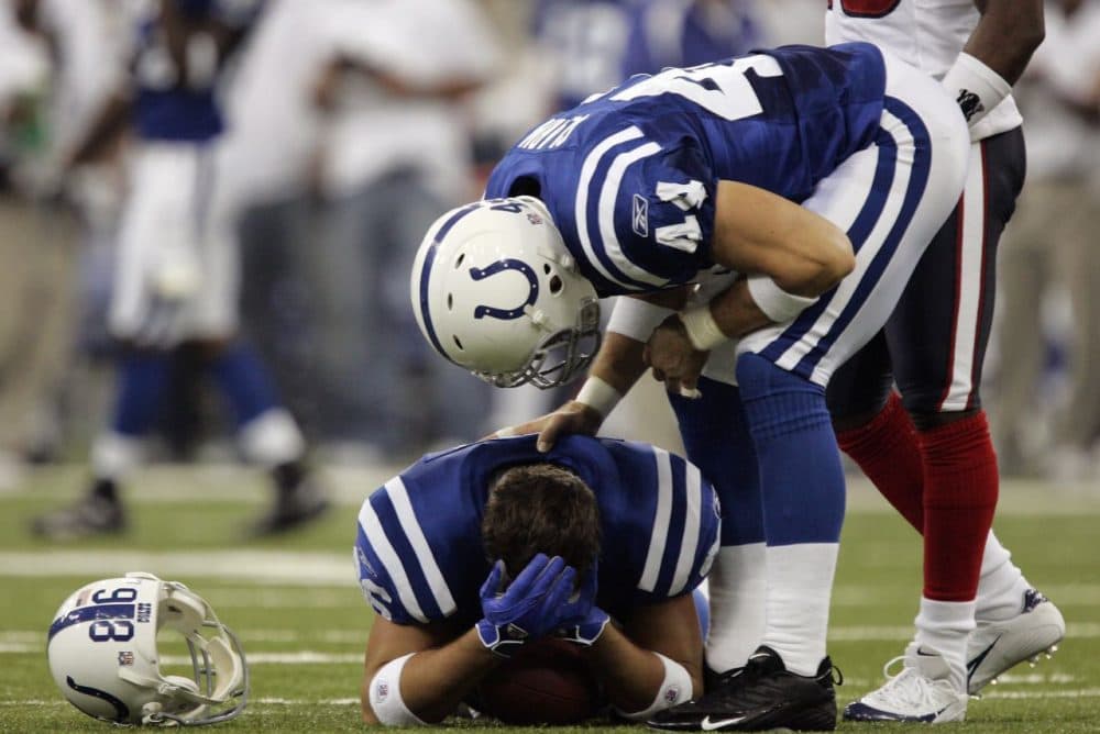 Former Colts tight end Ben Utecht suffered at least five concussions during his NFL career. (Brian Bahr/Getty Images)