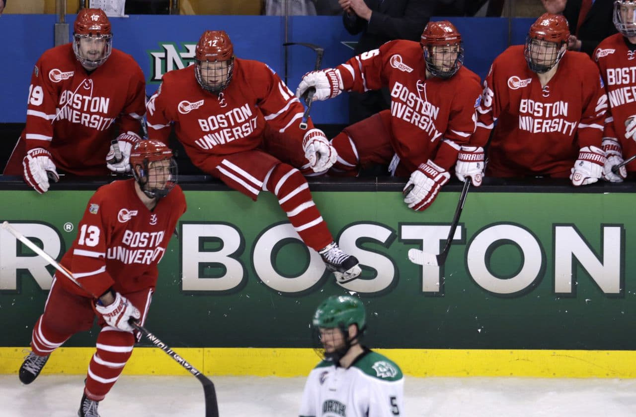 BU Holds Off North Dakota 53 In Frozen Four WBUR News