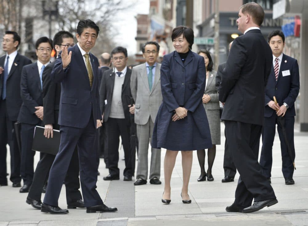 Japanese PM Visits U.S. To Talk Security With Obama | Here & Now