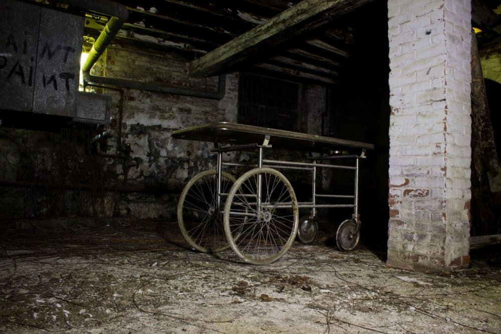 What remains of the main building of the Westborough State Hospital in Westborough. (Drew/Flickr)