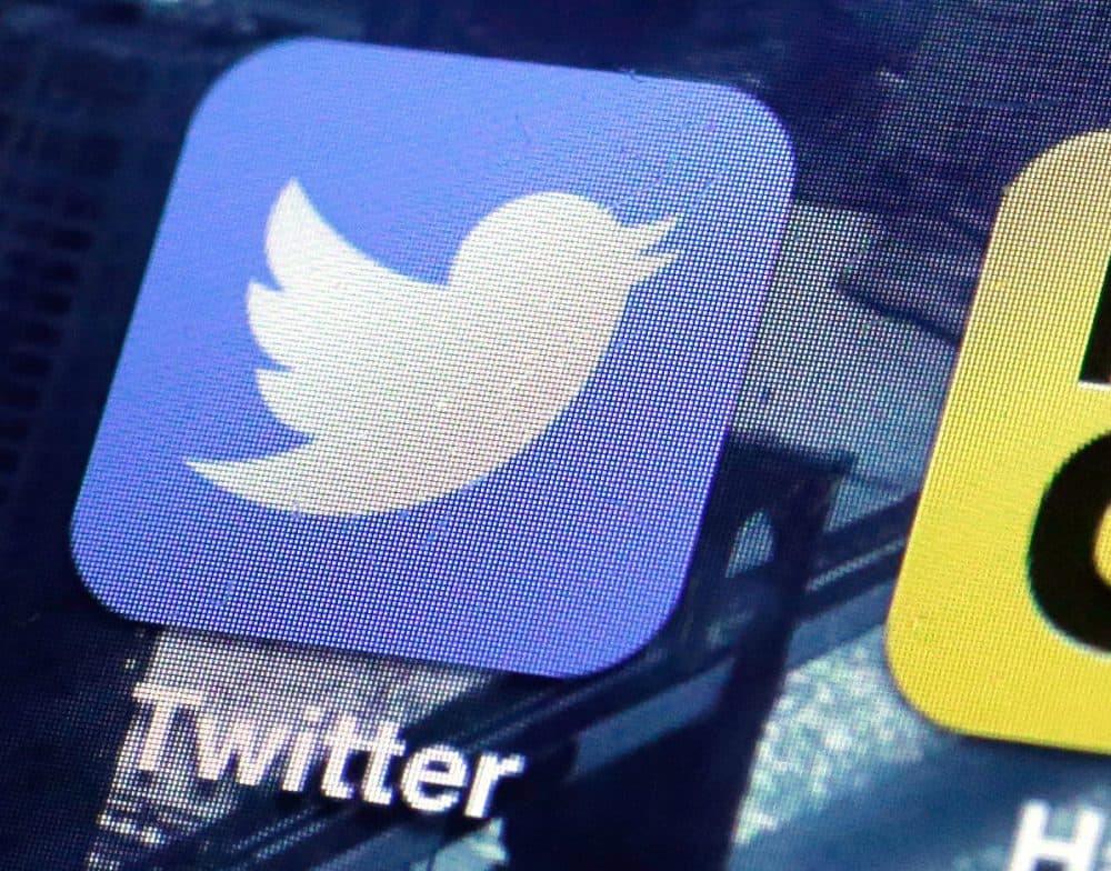This Friday, Oct. 18, 2013, file photo shows a Twitter app on an iPhone screen, in New York. Twitter bought the company behind live video-streaming app Periscope earlier this year for a reported $100 million. (AP)
