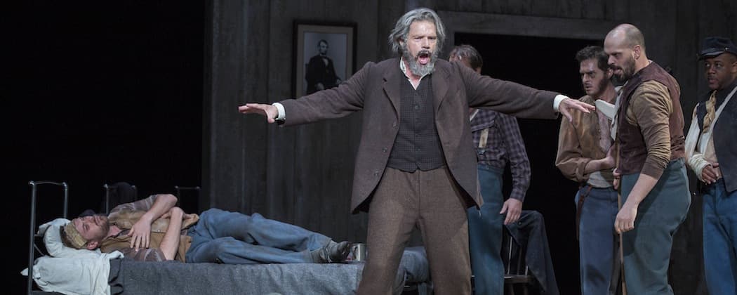 Rod Gilfry and the cast of "Crossing" at the Shubert Theatre. ( Gretjen Helene Photography)