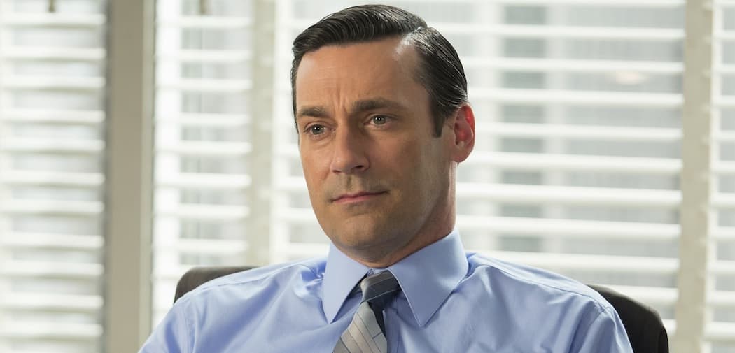 Jon Hamm as Don Draper on "Mad Men." (Justina Mintz/AMC/via AP)