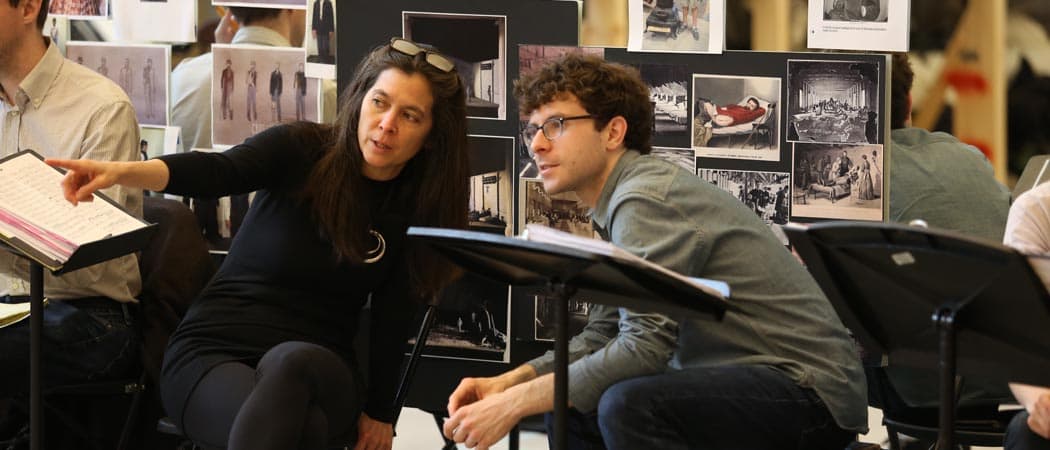 Matthew Aucoin wrote the music and libretto for "Crossing," an opera inspired by the diary Walt Whitman kept as a nurse during the Civil War. The work was commissioned by the A.R.T.'s Diane Paulus, who is directing the production. (Courtesy Jeremy Daniel/A.R.T.)