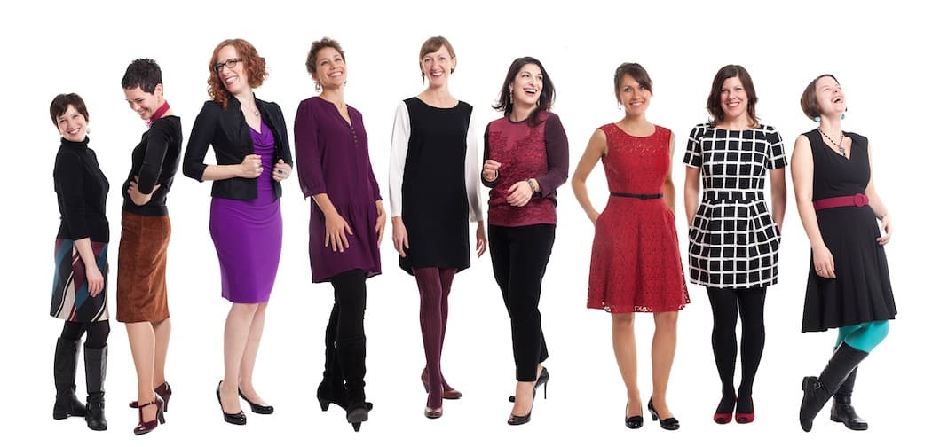 The women of Lorelei are committed to mixing early music with freshly written compositions. (Courtesy photo.)