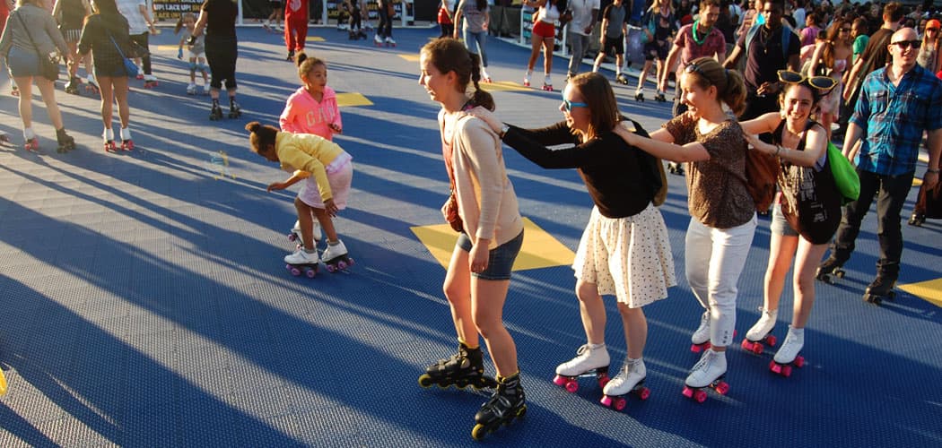 "The Donna Summer Memorial Roller Disco Tribute Party." (Greg Cook)