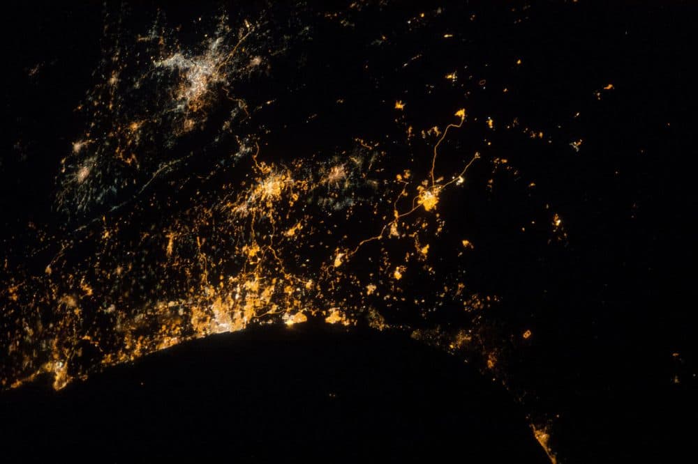 An early morning view photographed by one of the Expedition 40 crew members aboard the Earth-orbiting International Space Station on July 22, 2014. (NASA)