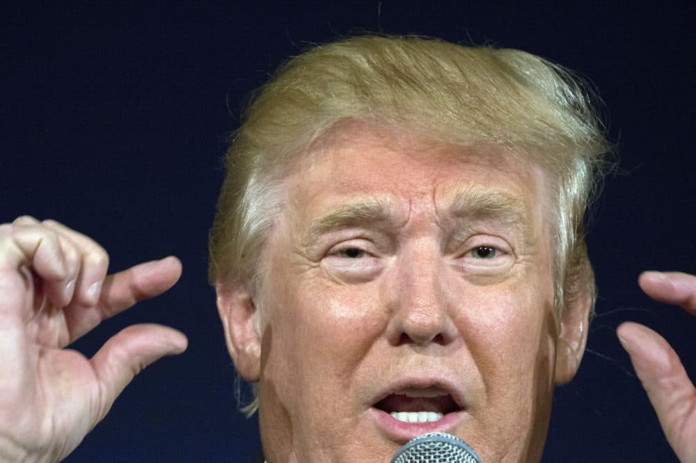 Republican presidential hopeful Donald Trump speaks at a South Carolina campaign rally on July 21, 2015. (Stephen B. Morton/AP)