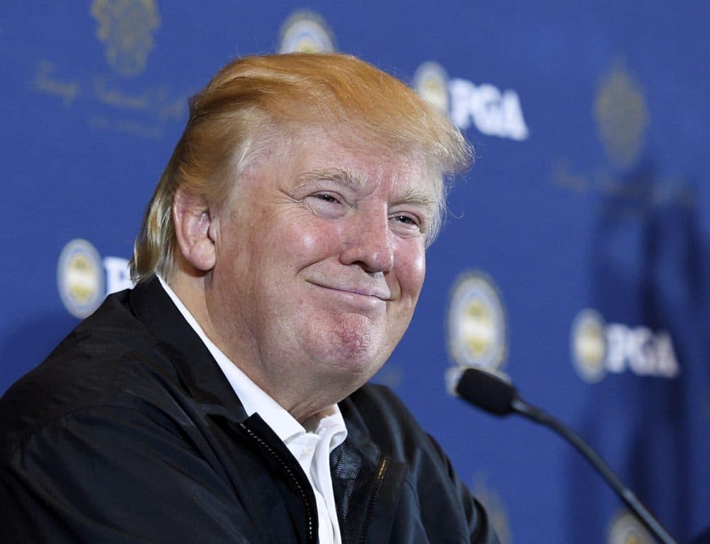 Presidential candidate Donald Trump has missed two more shots at making money. After slicing his opinion too far to the right in a comment about Mexicans, ESPN and PGA are the two latest companies to drop Trump's business. (Kevork Djansezian/Getty Images)