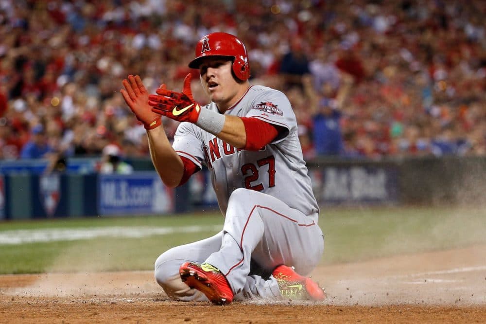 Mike Trout has been the MVP of the last two All-Star games. What would have happened if he didn't play? Charlie Pierce and Bill Littlefield discuss in "The Week in Sports." (Rob Carr/Getty Images)
