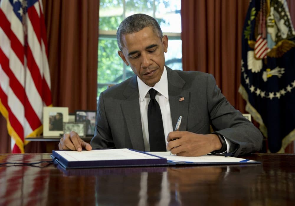 Many of the GOP candidates have vowed to dismantle some key legislative and executive actions made by President Obama, such as the Affordable Care Act, immigration reforms, the nuclear deal with Iran, and new regulations designed to slow climate change. (Carolyn Kaster/AP)
