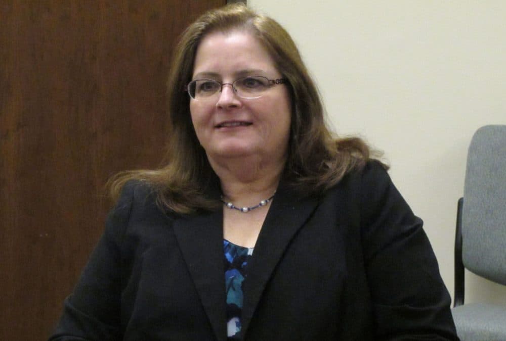 Cheryl Sullenger is senior policy adviser for the anti-abortion group Operation Rescue, based in Wichita, Kansas. She's pictured here on March 14, 2014. (John Hanna/AP)