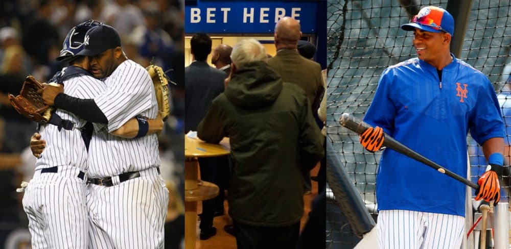 CC Sabathia thinks team chemistry is the answer in the playoffs. New Jersey can't legalize sports betting once again, and Yoenis Cespedes is propelling the Mets into the playoffs. (Getty Images)