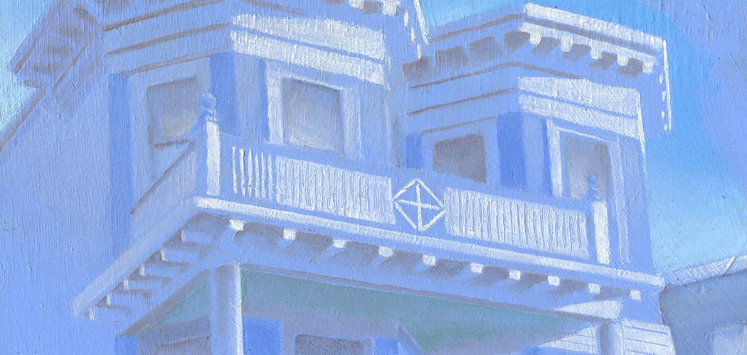 Part of the sketch for the mural by James Hobin that will be used as a backdrop at PorchfestFest. (Courtesy)