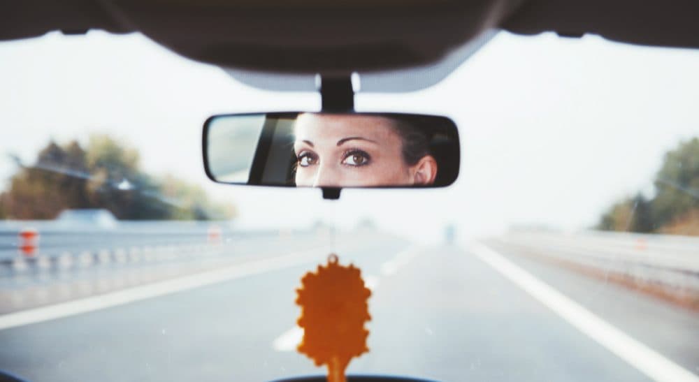 A woman wants to age gracefully, but also feels the temptation to ease the process with some cosmetic help. (splitshire)
