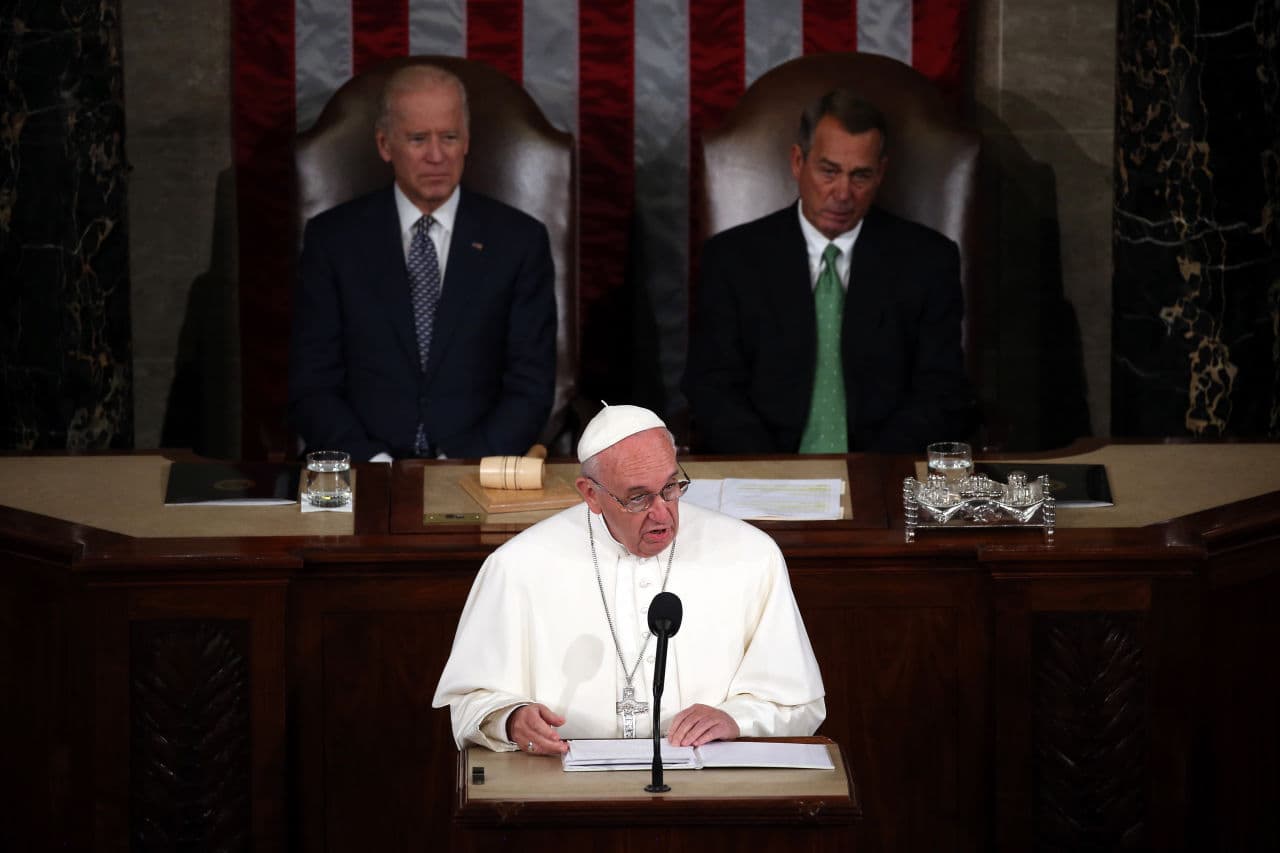 Pope Makes Historic Speech To Congress Here & Now