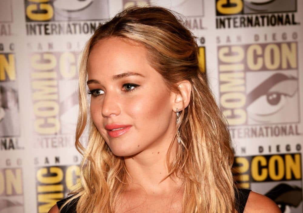 Actress Jennifer Lawrence of "The Hunger Games: Mockingjay - Part 2" attends the Lionsgate Press Room during Comic-Con International: San Diego 2015 on July 10, 2015 in San Diego, California. (Jason Merritt/Getty Images)
