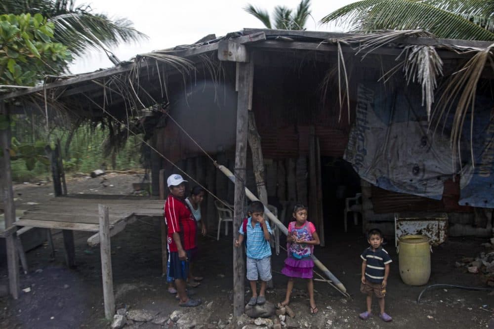 Residents of Boca de Pascuales, Colima State, Mexico, prepare to be evacuated before the arrival of hurricane Patricia. Fast-moving Patricia grew into an "extremely dangerous" major hurricane off Mexico's Pacific coast on Thursday, forecasters said, warning of possible landslides and flash flooding. (Hector Guerrero/AFP/Getty Images)