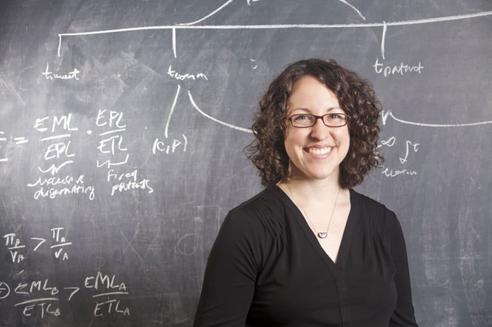 Heidi Williams, in her classroom at M.I.T.