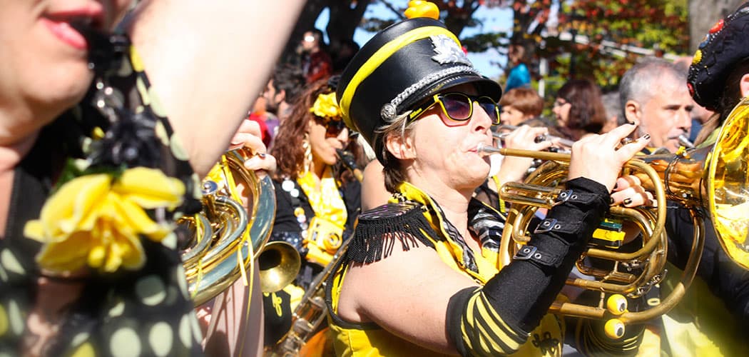 Minor Mishap Marching Band from Texas. (Danielle Martin)