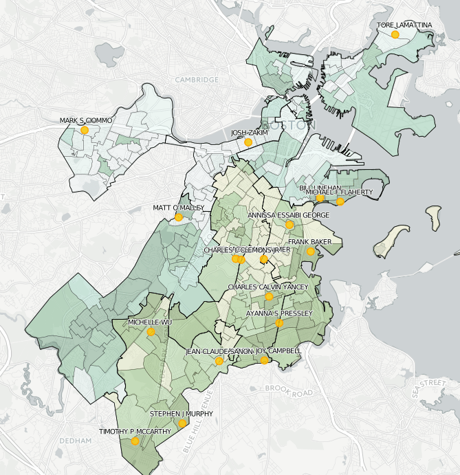 Election Day Tracking Boston Turnout WBUR News