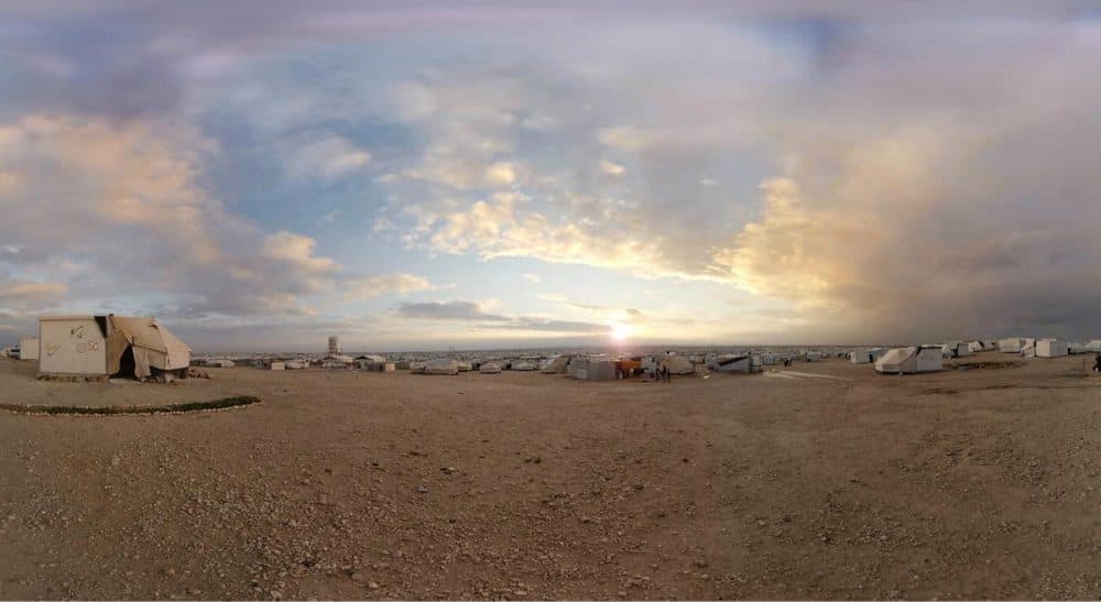 "Clouds Over Sidra," a virtual reality film set in a Syrian refugee camp, tries to build compassion for its inhabitants. But do we need technological gear and 3D to move us to action? (Screenshot from "Clouds Over Sidra")