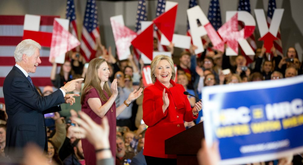 Tom Keane: Hillary Clinton was no more the winner in Iowa than her husband was "the comeback kid" in the 1992 New Hampshire primary. In this photo, Bill, Chelsea and Hillary Clinton attend a caucus night rally at Drake University in Des Moines, Iowa, Monday, Feb. 1, 2016. (Andrew Harnik/AP)