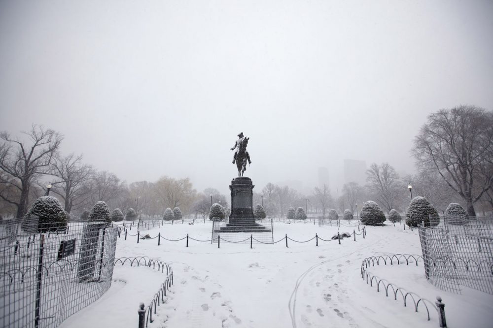 Boston Sees First Serious Snowfall Of The Season WBUR News