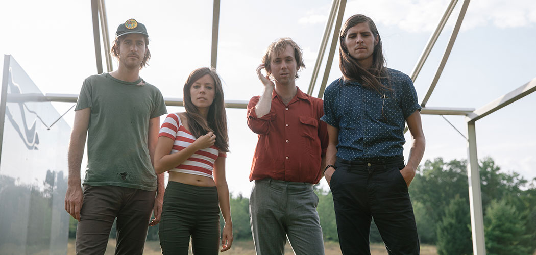 Quilt is (from left) John Andrews, Anna Fox Rochinski, Shane Butler and Keven Lareau. (Daniel Dorsa)