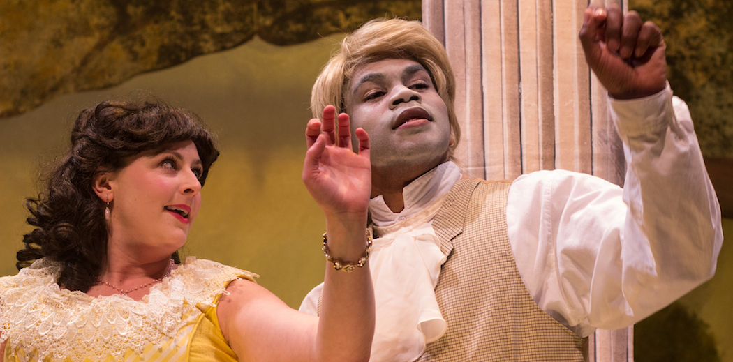 Bridgette Hayes and Brandon Green in "An Octoroon." (Courtesy Paul Fox/Company One Theatre)