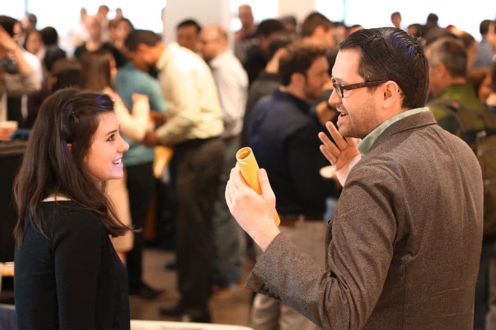 Startup Institute's job training boot camp costs more than $7,000. It provides participants with networking opportunities and career coaching. This training was held in New York. (Courtesy Startup Institute)