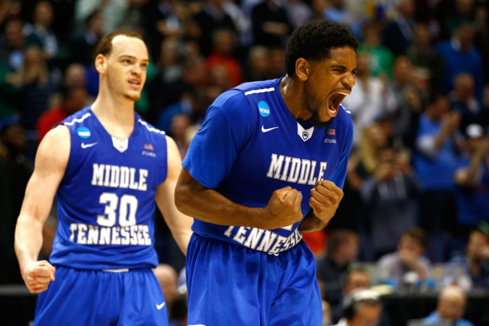 Middle Tennessee pulled off a big upset win over Michigan State during the first round of the 2016 NCAA Tournament. Is March Madness the best sporting event? (Photo by Jamie Squire/Getty Images)