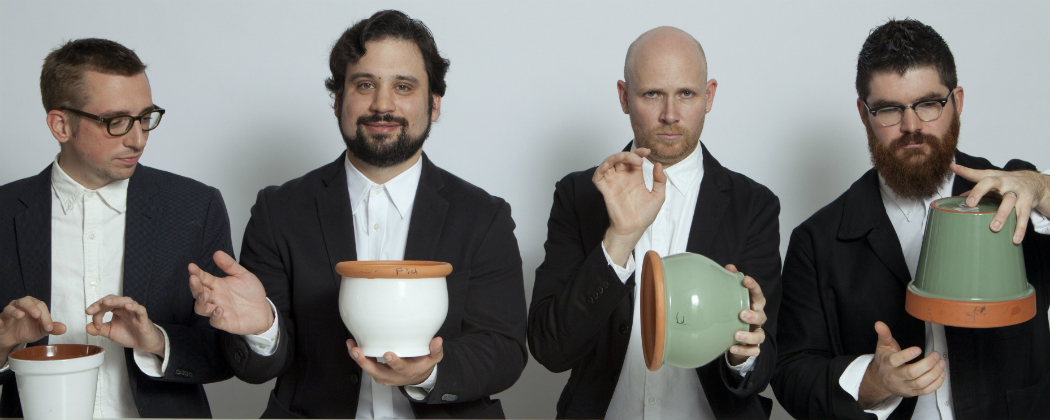 The ensemble Sō Percussion. (Courtesy Stave Sessions)