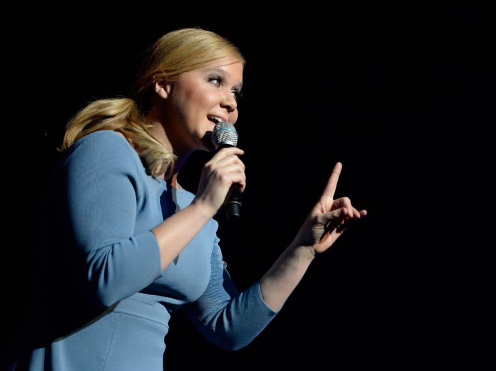 Honoree Amy Schumer accepts the Breakthrough Award for Comedy onstage at the Variety Breakthrough of the Year Awards during the 2014 International CES at The Las Vegas Hotel & Casino on January 9, 2014 in Las Vegas, Nevada. (Jeff Bottari/Getty Images)