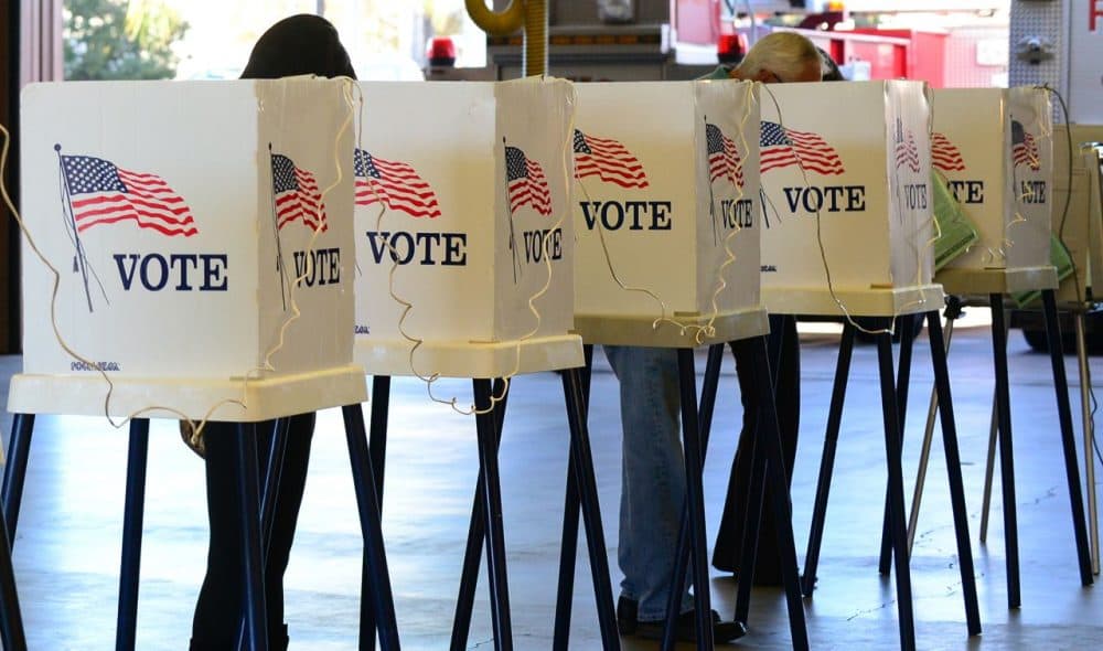 Citizens vote on Election Day at Fire Station #71 in Alhambra, Los Angeles County, on November 6, 2012 in California. (Photo FREDERIC J. BROWN/AFP/Getty Images)