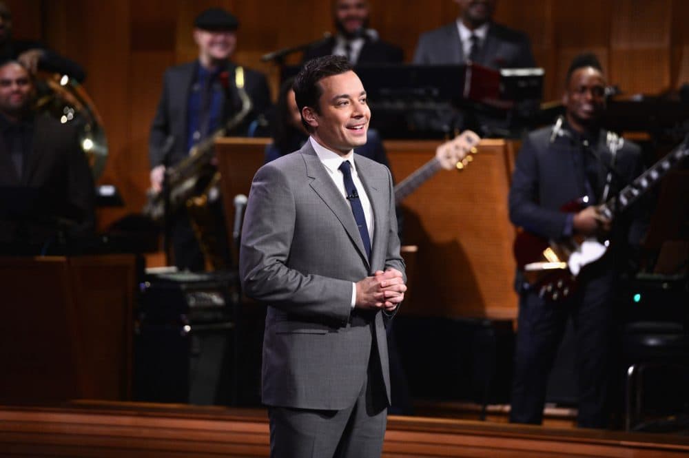 Jimmy Fallon during "The Tonight Show Starring Jimmy Fallon" at Rockefeller Center on February 17, 2014 in New York City. (Theo Wargo/Getty Images for The Tonight Show Starring Jimmy Fallon)