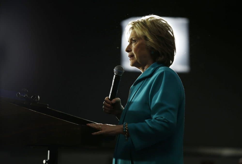 It’s about Clinton, not Sanders, writes Dan Payne. (John Locher/AP)